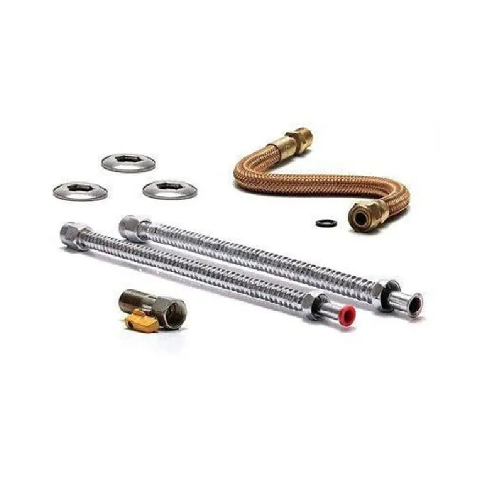 Kit Ligação para Aquecedores a Gás Distak 40cm e Rosca 3/4" 0071246750 - Imagem 3